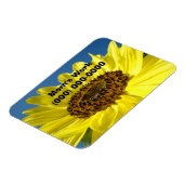 Mama Telefon-Rufnummernmagnet Sonnenblumen Magnet (Linke Seite)