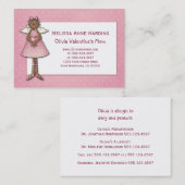 Mama-Telefonkarte-ethnischer rosa Engel Telefonnummerkarte (Vorne/Hinten)