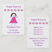 Mama-Telefonkarte Telefonnummerkarte (Vorne/Hinten)