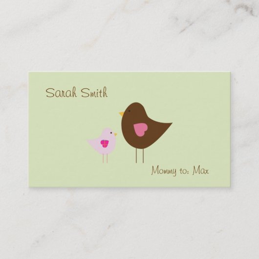 Mama-Telefonkarten Telefonnummerkarte (Vorderseite)