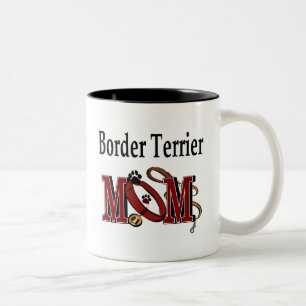 Mama Terrier Dog Zweifarbige Tasse