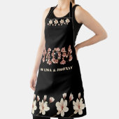 Mama Text mit Blüten und Kid-Namen Schürze (InSitu)