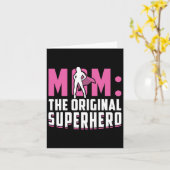 Mama - The Original Superhero - Mütter Day Karte (Gelbe Blume)