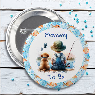 Mama Themed Baby Dusche Button