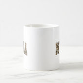 MAMA Tierdruck Bogen-Schriftzug Kaffeetasse (Mittel)
