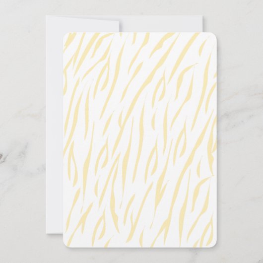 Mama Tiger Cub Gender Neutral Baby Shower Card Einladung (Rückseite)