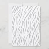 Mama Tiger & Cub Kraft Papier Kinderdusche Einladu Einladung (Rückseite)