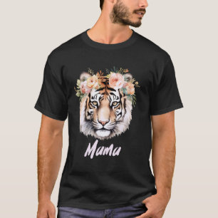 Mama Tiger Große Katzen Geburtstagsfeier Afrikanis T-Shirt