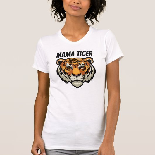 Mama Tiger Individueller T - Shirt (Vorderseite)