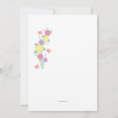 Mama-to-Baby-Dusche Einladung (Rückseite)