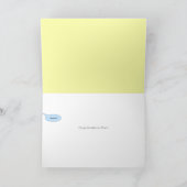 Mama-to-be Baby Boy Animals in Windows Card Karte (Innenseite)