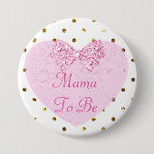 Mama to Be Baby Shooting Button (Vorderseite)