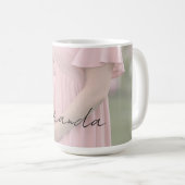 Mama-to-be-Foto Babyduschgeschenk Kaffeetasse (VorderseiteRechts)