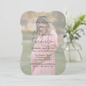 Mama-to-be-Foto Kinderdusche Einladung (Stehend Vorderseite)