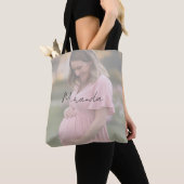 Mama-to-be-Foto Kinderduschgeschenk Tasche (Von Nahem)