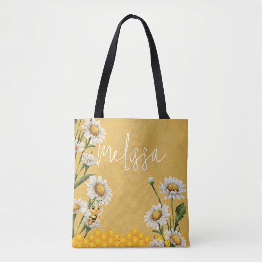 Mama to be Honeybee als Personalisiert Tasche (Vorderseite)