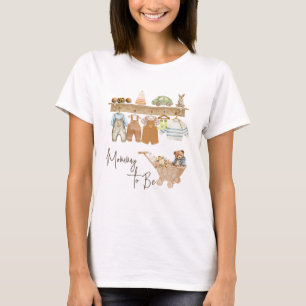 Mama to be Kinderzimmer, Teddy Bear, Baby Kleidung T-Shirt
