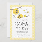 Mama to be Niedlich Honey Gender Neutral Baby Show Einladung (Vorderseite)