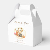 Mama to be Teddy Bear Honeycomb Babydusche Geschenkschachtel (Vorderseite)