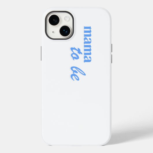 "mama to be" Telefon14 Fall Case-Mate iPhone Hülle (Rückseite)