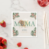 Mama to be Tiger Animal Wild Baby Girl Dusche Serviette (Beispiel)