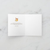 Mama to Bebe Spring Baby Shower Dankeskarte (Innenseite)