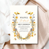 Mama to bebe Wildblume Gender Neutral Baby Shower Einladung