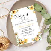 Mama to Bee Baby Shower Bumble Bee Thema Einladung