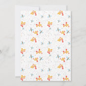 Mama to Bee Baby Shower Einladung (Rückseite)