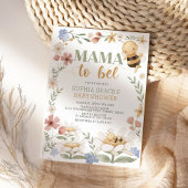 Mama to Bee Baby Shower Einladung