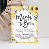 Mama to Bee Baby Shower Einladung