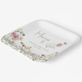 Mama to Bee Baby Shower Pappteller (Gewinkelt)