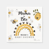 Mama to Bee Baby Shower Serviette (Vorderseite)