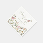 Mama to Bee Baby Shower Serviette (Ecke)