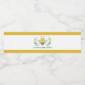 Mama to Bee Baby Shower Wasserflaschenetikett (Einzelnes Label)