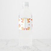 Mama to BEE Baby Shower Water Flasche Etikett (Rückseite)
