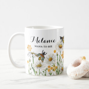Mama to Bee Baby Shower Wrap-Around Coffee Tasse