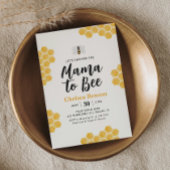 Mama to Bee Bumblebee Baby Shower Einladung