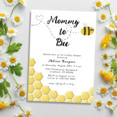 Mama to Bee Gender Neutral Honeycomb Baby Shower Einladung