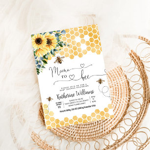 Mama To Bee Honey Bee Baby-Party Einladung