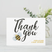 Mama to BEE Vielen Dank Dankeskarte (Stehend Vorderseite)