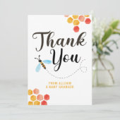 Mama to BEE Vielen Dank Dankeskarte (Stehend Vorderseite)