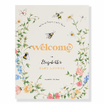 Mama to Bee Wildblume Baby Dusche Willkommen