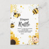 Mama to Bee Wildblume Honeybee Mama Diapper Raffle Begleitkarte (Vorderseite)