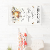 Mama to Bees Blume and Bies Honey Baby Shower Banner (Insitu)