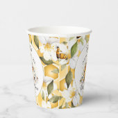 Mama to Bees Blume and Bies Honey Baby Shower Pappbecher (Rechts)