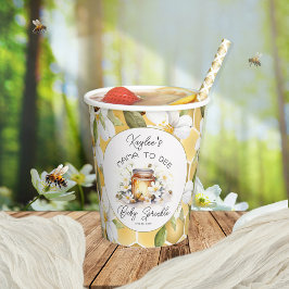 Mama to Bees Blume and Bies Honey Baby Sprinkle Pappbecher