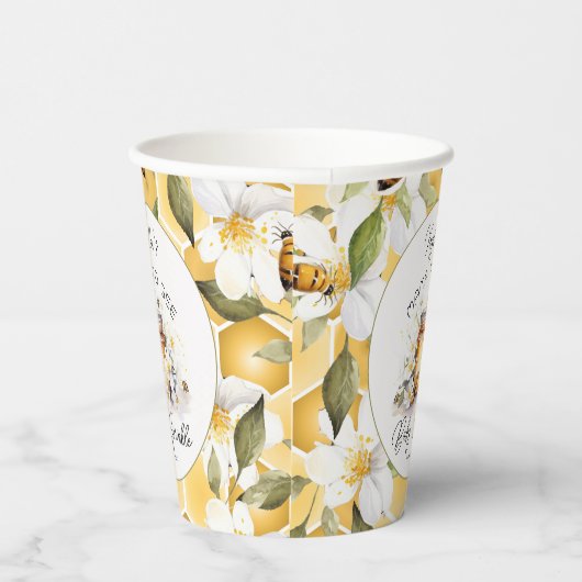 Mama to Bees Blume and Bies Honey Baby Sprinkle Pappbecher (Rechts)