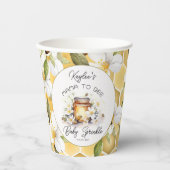 Mama to Bees Blume and Bies Honey Baby Sprinkle Pappbecher (Vorderseite)