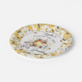 Mama to Bees Blume and Bies Honey Baby Sprinkle Pappteller (Schrägansicht)